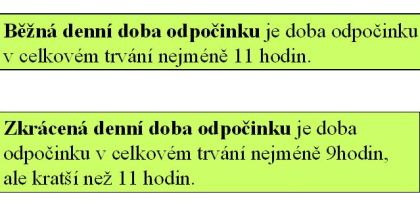 Srovnání současných podmínek pro řidiče s připravovanými v rámci EU.