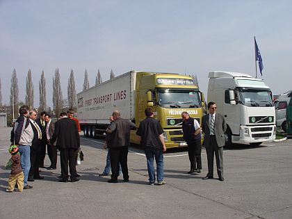 Ze dne otevřených dveří VOLVO TRUCK SERVICE ve FTL Prostějov.