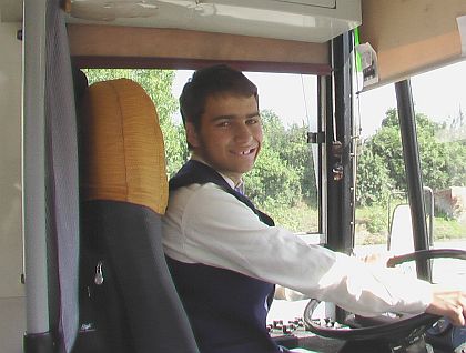 Filmoví a autobusoví nadšenci z Jaroměřic a Třebíče  točí ''Dopravní podnik''.