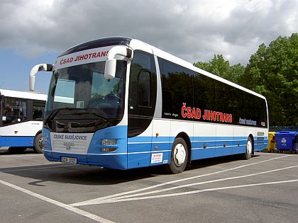 ČSAD JIHOTRANS: Autobus MAN Lion's Regio na lince z Českých Budějovic