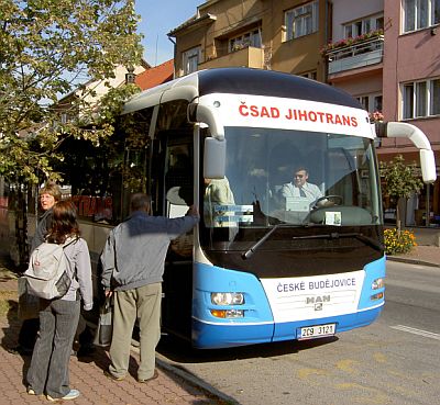 ČSAD JIHOTRANS: Autobus MAN Lion's Regio na lince z Českých Budějovic