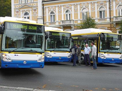 ŠKODA ELECTRIC předala pět trolejbusů městu Mariánské Lázně.