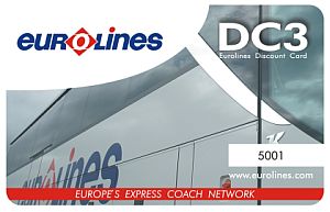 Nejnovější nabídka karet Eurolines Discount Card