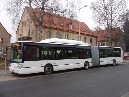 První plynový autobus na MHD v Trutnově