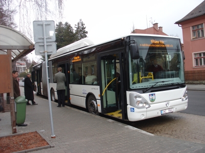 První plynový autobus na MHD v Trutnově