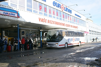 BUSmonitor leden: Ústřední autobusové nádraží na Florenci projde rekonstrukcí.