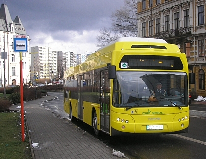 CNG autobusy TEDOM v ČSAD Semily - nové snímky.