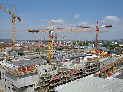 Snímky obchodního centra v Českých Budějovicích