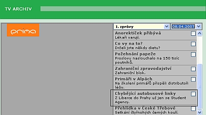 TV Prima: Chybějící autobusové linky - z Liberce do Prahy už převážně