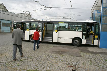 Ze Dne otevřených dveří Dopravního podniku města Pardubic: