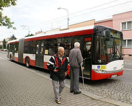 BUSportál jako cestující zachytil při cestě do redakce SOLARIS 18 m