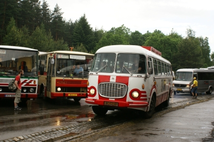 Autobus Škoda 706 RTO podruhé na INVEXU, a to v konferenční úpravě.