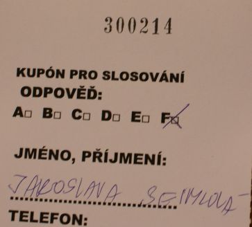 Coach Progress 2007: Na závěr výstavy byl vylosován výherce zájezdu do Dubaje.