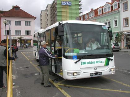 ČSAD autobusy Plzeň a.s.: Zkušební provoz MHD v Přešticích .