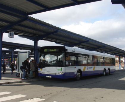 Patnáctimetrové třínápravové autobusy Solaris Urbino u Connex Morava