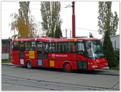 imhd.sk: Nové autobusy SOR BN 9,5 pro autopark Dopravného podniku Bratislava.