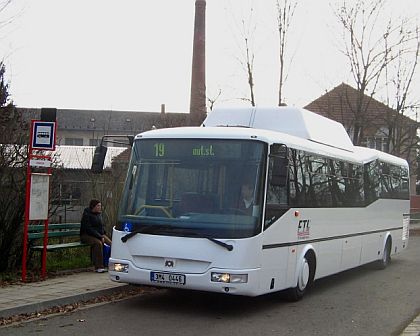 Záběry prostějovských CNG autobusů v běžném provozu