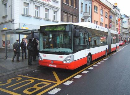 Nová trolejbusová trať v Ústí nad Labem.