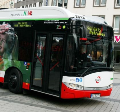 18m kloubový hybridní Solaris pro  BOGESTRA v Bochumi.