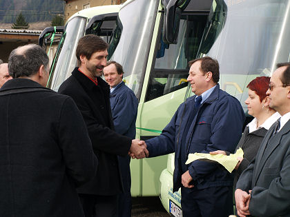 BUSportál SK: Z odovzdávania šestnástich nových autobusov,