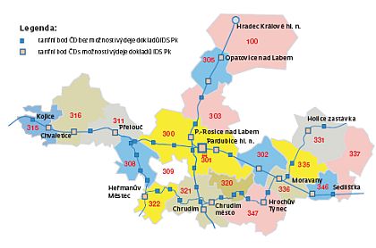 Informace  k připojení Českých drah k Integrovanému dopravnímu systému