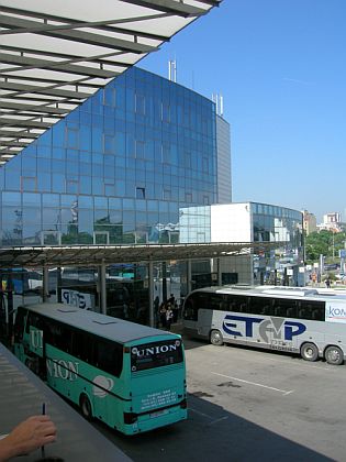 Autobusové nádraží v bulharské Sofii