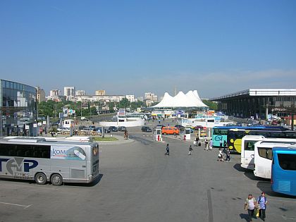 Autobusové nádraží v bulharské Sofii