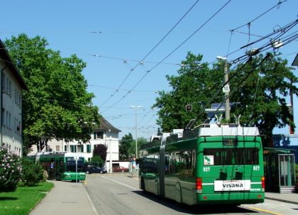 Ukončení provozu trolejbusů v Basileji.