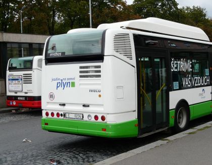 Havířovský Citelis na CNG na lince 135 Florenc-Želivského