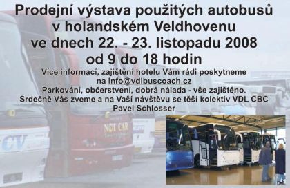 VDL CBC: Prodejní výstava použitých autobusů v holandském Veldhovenu