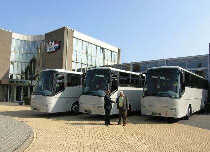 Tři autokary VDL Bova Futura pro bulharský  Rojen Express.