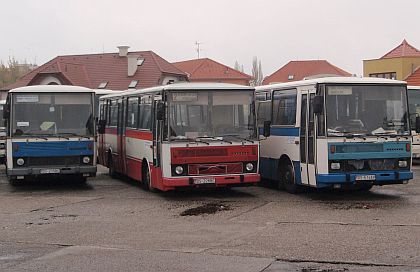 Autobusová pohlednice ze Slovenska.