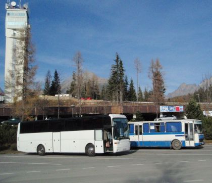 Autobusová pohlednice ze Slovenska.