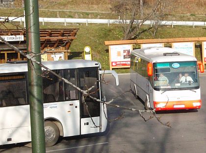 Autobusová pohlednice ze Slovenska.