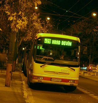 Autobusová pohlednice ze Slovenska.