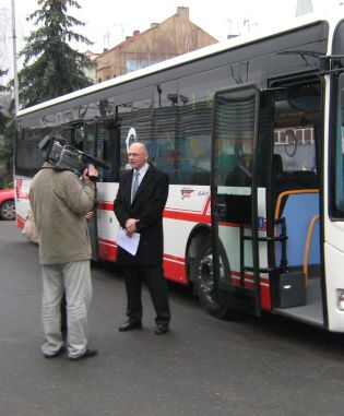 Vánoční dárek v hodnotě cca 6 milionů  Kč pro kralupskou  MHD: