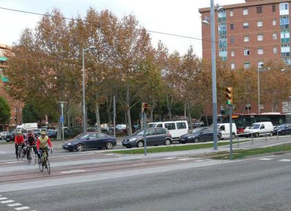 Dopravní pohled nejen do barcelonských ulic.