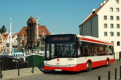 45 nízkopodlažních autobusů Solaris  pro ZKM Gdaňsk.