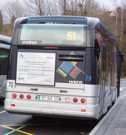 Irisbus Iveco: První Crealis v ulicích Maubeuge.