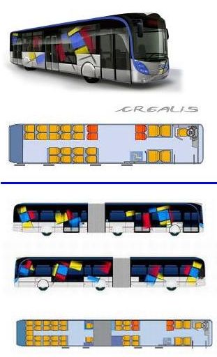 Irisbus Iveco: První Crealis v ulicích Maubeuge.