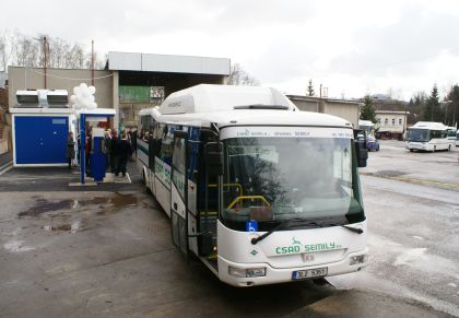 Připravujeme: Ze slavnostního otevření plnicí stanice CNG v ČSAD Semily