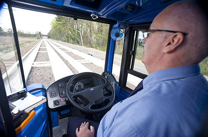 BUSportál SK: Autobusy Scania na autobusovej dráhe Stagecoach Cambridge