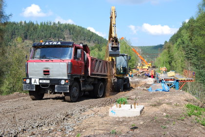 Modernizace na trati Plzeň - Cheb. Fotoreportáž.