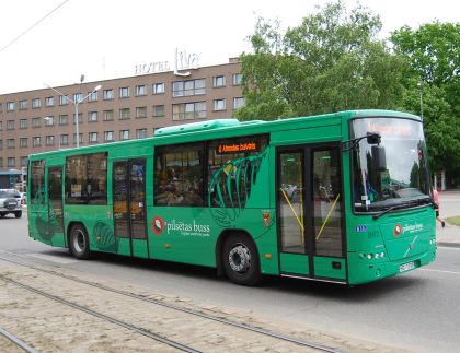 Veřejná doprava v lotyšském městě Liepaja