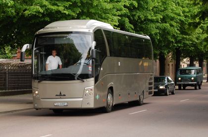 Veřejná doprava v lotyšském městě Liepaja