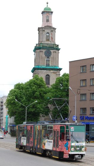 Veřejná doprava v lotyšském městě Liepaja