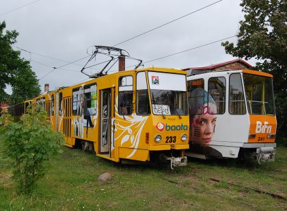 Veřejná doprava v lotyšském městě Liepaja