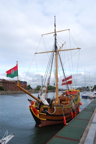 Veřejná doprava v lotyšském městě Liepaja