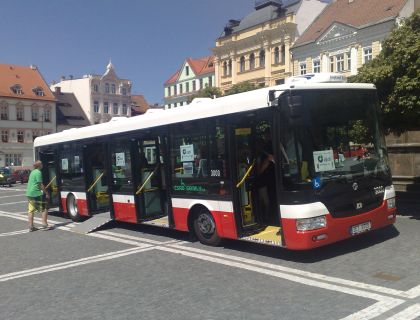 V České Lípě jezdí další nízkopodlažní autobus firmy ČSAD Semily, a.s