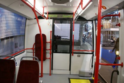 UITP Vienna 2009: Trolejbus 42003A  běloruského výrobce Belkommunmash s německým